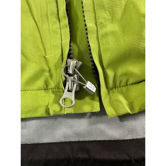 Spyder Men's Pryme Event Waterproof Windbreaker Rain Jacket Lime Green Medium - Picture 5 of 12